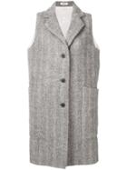 Lardini Sleeveless Single-breasted Coat - Grey