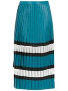 Nk Pleated Midi Skirt - Green