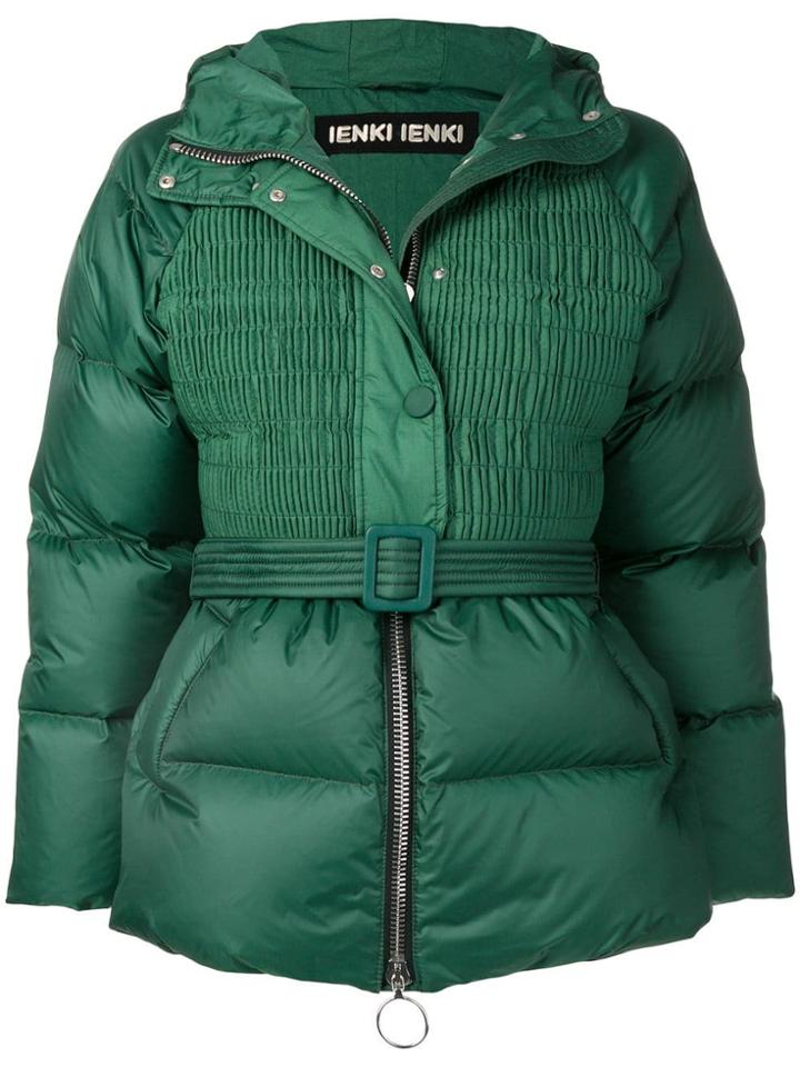 Ienki Ienki Ribbed Puffer Jacket - Green