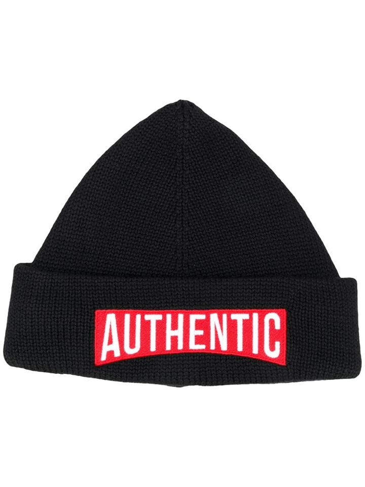 Neil Barrett 'authentic' Hat - Black