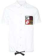 Iceberg Drawstring Polo Shirt - White