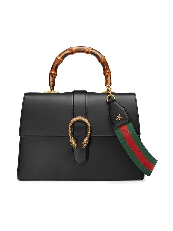 Gucci - Dionysus Top Handle Bag - Women - Bamboo/leather/nylon - One Size, Black, Bamboo/leather/nylon