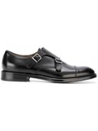 Doucal's Buckled Oxford Shoes - Black