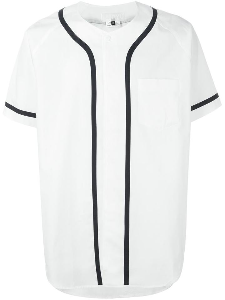 Ganryu Comme Des Garcons Contrast Trim Baseball Shirt
