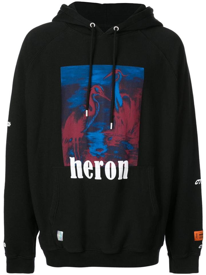 Heron Preston Hooded Sweatshirt - Black