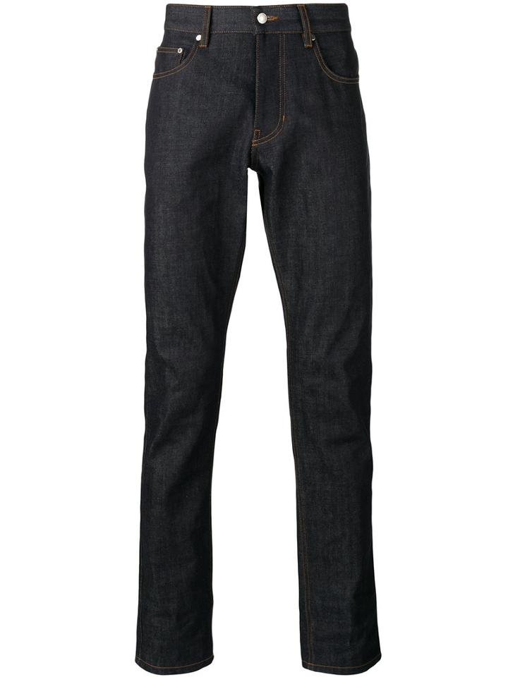 Ami Alexandre Mattiussi - Ami Fit 5 Pocket Jeans - Men - Cotton - 33, Blue, Cotton