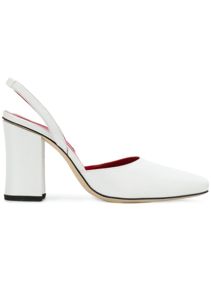 Dorateymur Sling-back Pumps - White