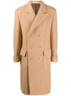 Marni Long Double-breasted Coat - Neutrals