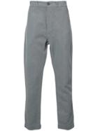 Casey Casey Rear Patch Pocket Trousers - Grey