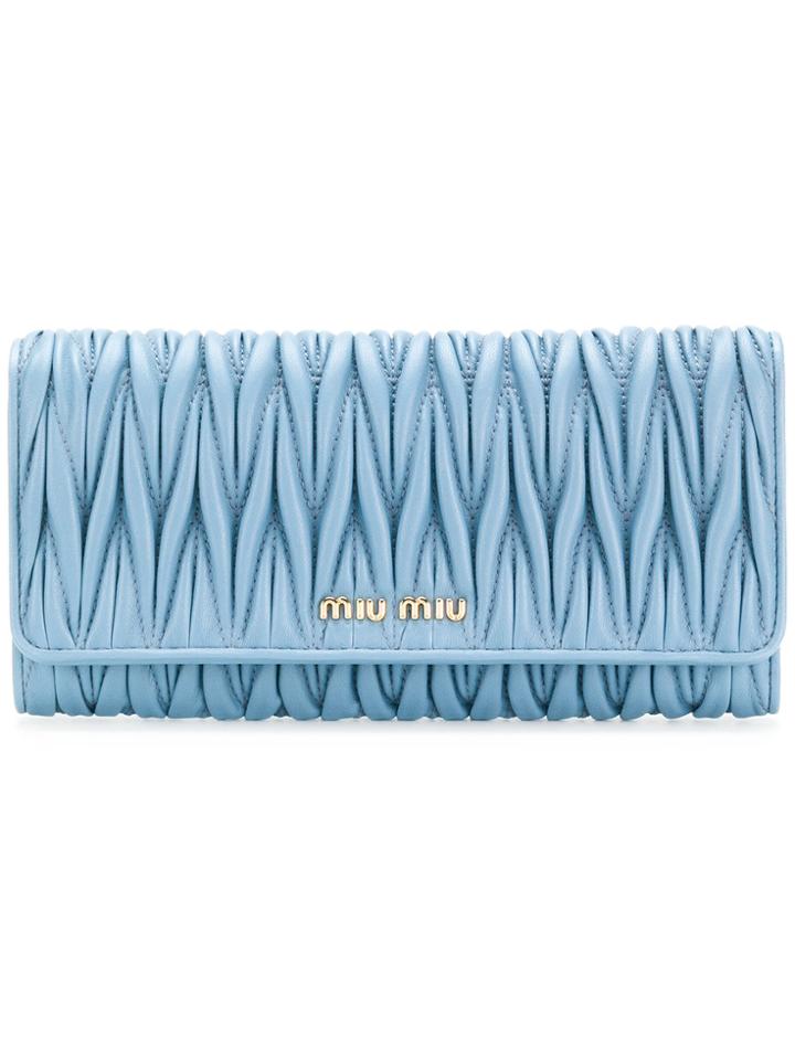 Miu Miu Classic Style Purse - Blue