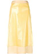 Sies Marjan Flared Midi Skirt - Yellow