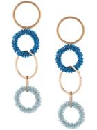 Jacquemus Interlaced Hoops Drop Earrings - Gold