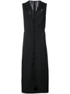 Derek Lam Sleeveless Layered Dress With Lacing Detail - Black
