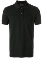 Tom Ford Short Sleeved Polo Shirt - Black