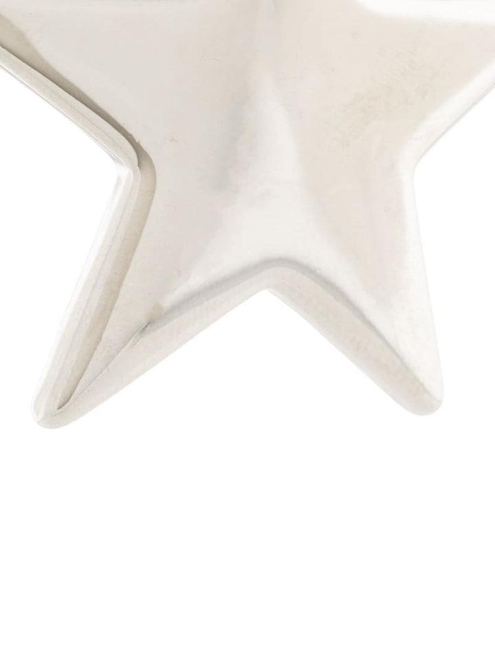 Kenneth Jay Lane Mismatched Star Stud Earrings - Silver