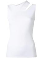 Christopher Esber 'trio Strapped Singlet' Top, Women's, Size: 10, White, Polyamide/viscose/spandex/elastane