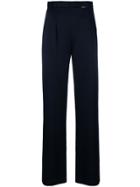 Styland High-waisted Wide Leg Trousers - Blue