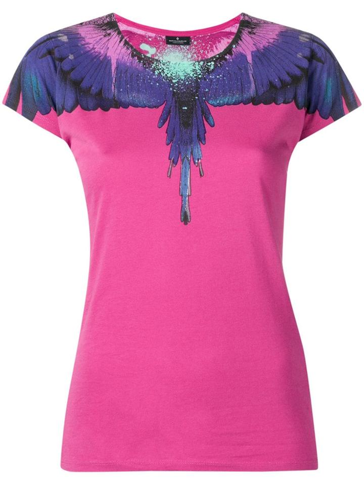 Marcelo Burlon County Of Milan Wings Print T-shirt - Pink