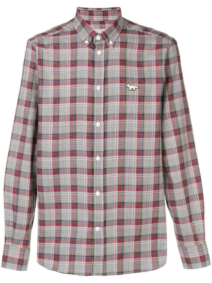 Maison Kitsuné Plaid Shirt - Red