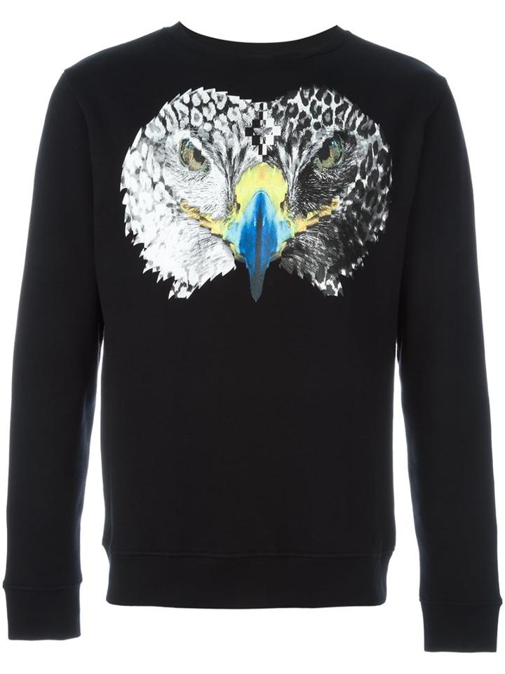 Marcelo Burlon County Of Milan 'castro' Sweatshirt, Men's, Size: Large, Black, Cotton