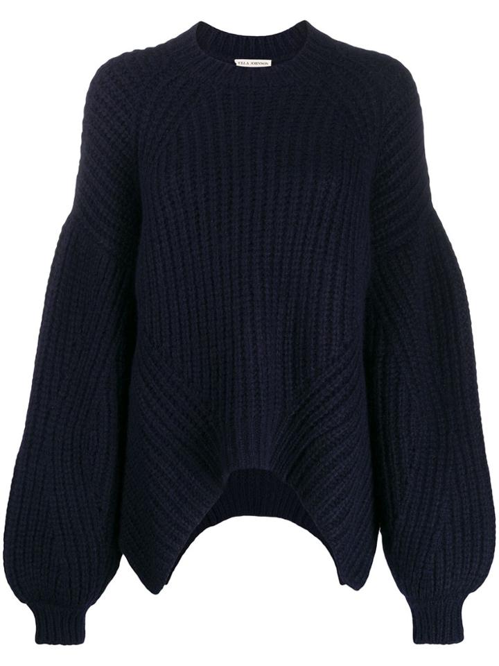 Ulla Johnson Oversized Draped Sweater - Blue