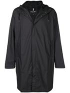 Rains Waterproof Hooded Coat - Black