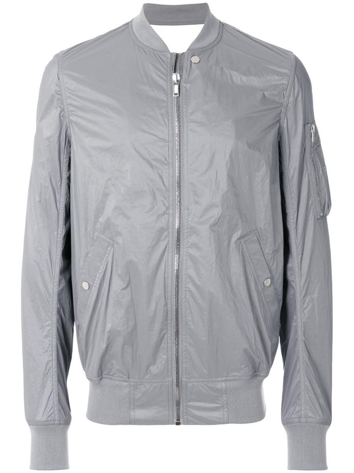 Rick Owens Drkshdw Casual Bomber Jacket - Grey