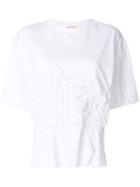 Marni - Crinkled Effect T-shirt - Women - Cotton/spandex/elastane - 38, White, Cotton/spandex/elastane