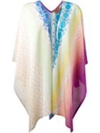 Missoni Patterned Knit Poncho, Women's, Viscose