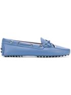 Tod's Front Bow Loafers - Blue