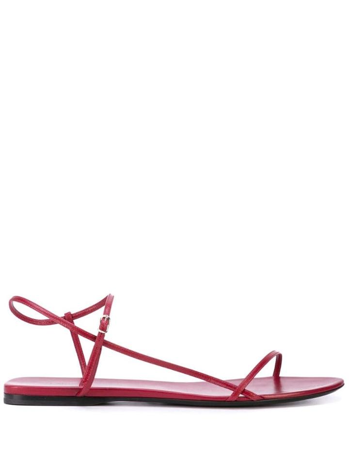 The Row Thin Strappy Sandals - Red