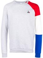 Le Coq Sportif Colour-block Logo Sweater - Grey