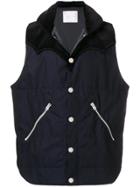 Sacai Two-tone Gilet - Blue