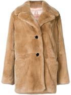 Yves Salomon Rex Coat - Nude & Neutrals
