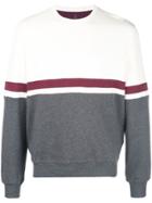 Brunello Cucinelli Contrast Panel Sweatshirt - White