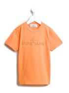 Stone Island Kids Logo Embossed T-shirt