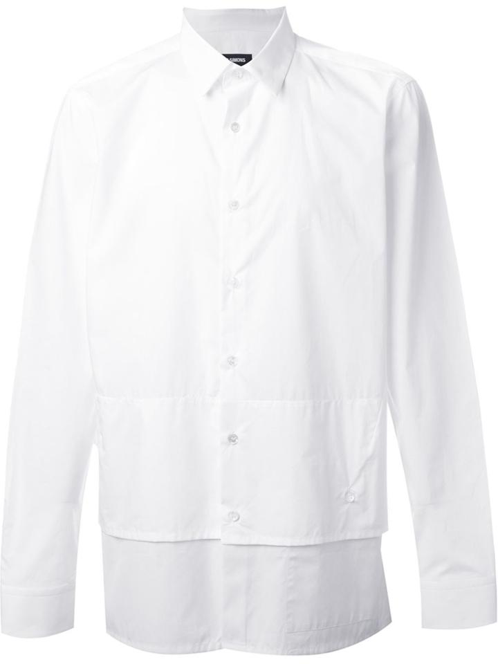 Raf Simons Regular Fit Layered Shirt - White