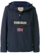Napapijri Logo Patch Pocket Windbreaker - Blue