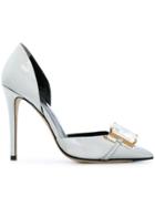 Marco De Vincenzo Embellished Pumps - Metallic