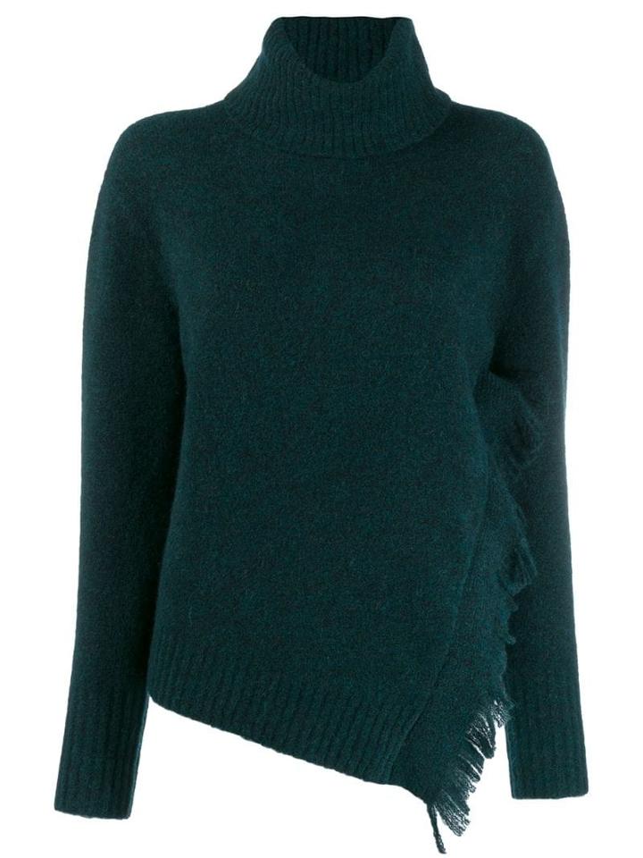 3.1 Phillip Lim Knitted Turtleneck Jumper - Green