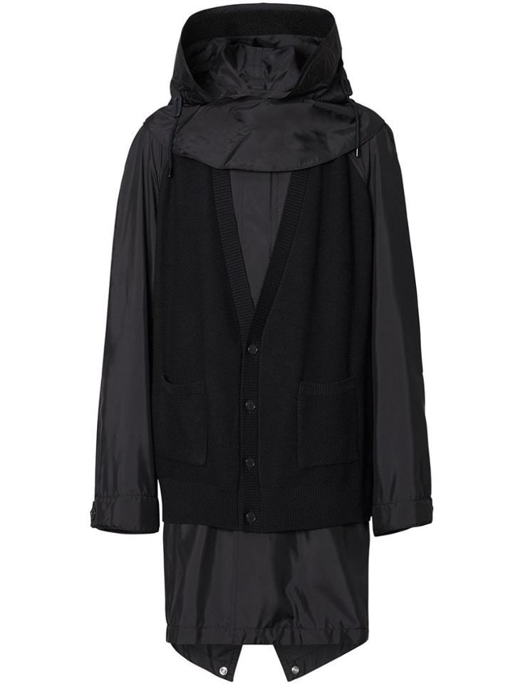 Burberry Two-layer Parka Jacket - Blue