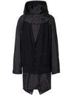 Burberry Two-layer Parka Jacket - Blue