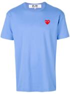 Comme Des Garçons Play Short Sleeve Logo T-shirt - Blue