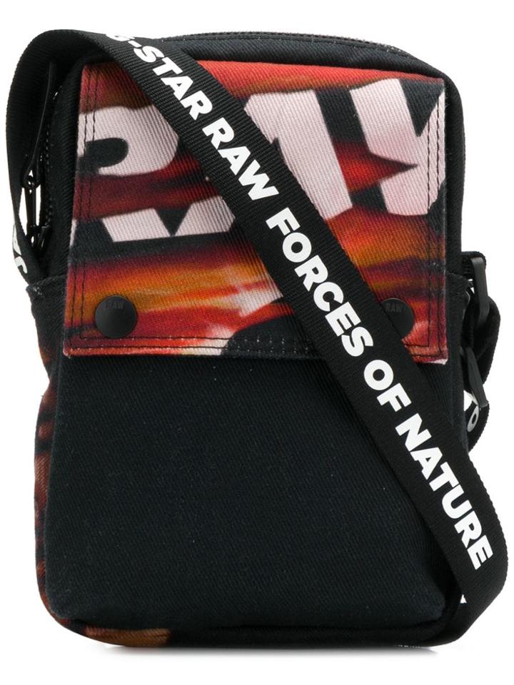 G-star Raw Research Printed Messenger Bag - Black