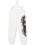 Moschino Kids Logo Print Trackpants, Girl's, Size: 10 Yrs, White