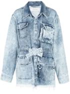 Marques'almeida Multipocket Denim Jacket - Blue