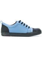 Marni Shell Toe Colour Blocked Sneakers - Blue