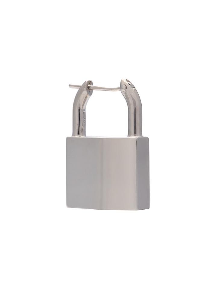 Lauren Klassen Padlock Earrings, Women's, Metallic