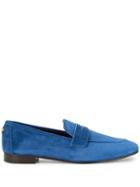 Bougeotte Classic Smooth Loafers - Blue