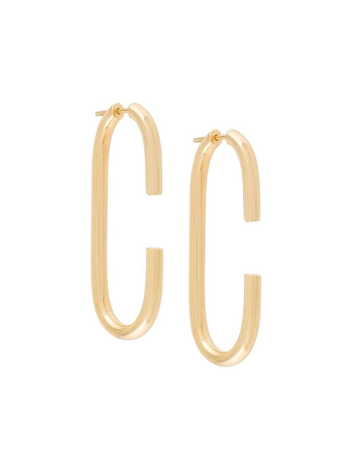 Maria Black 'oval' Earring - Metallic